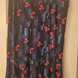 Disney A-Line Skirt - Black, Blue, and Pink